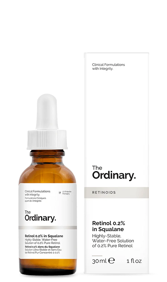 Retinol 0.2% in Squalane de The Ordinary.
